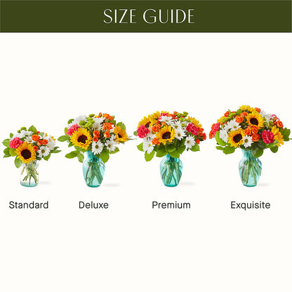 Sun-drenched Blooms Bouquet – EVERYTHING'S GREEN FLORIST, Redwood City CA