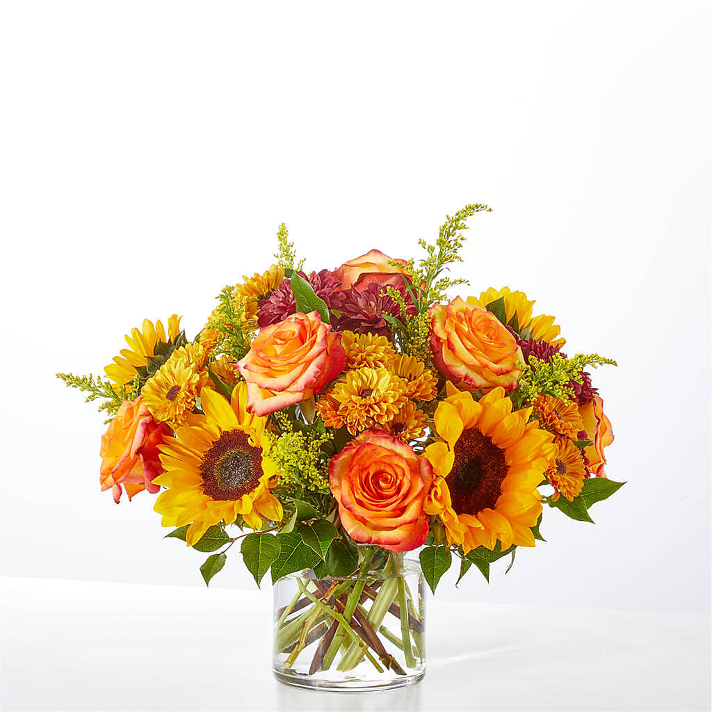 Flannel Scarf Bouquet – EVERYTHING'S GREEN FLORIST, Redwood City CA