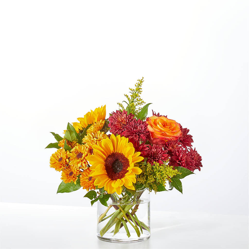 Flannel Scarf Bouquet – EVERYTHING'S GREEN FLORIST, Redwood City CA