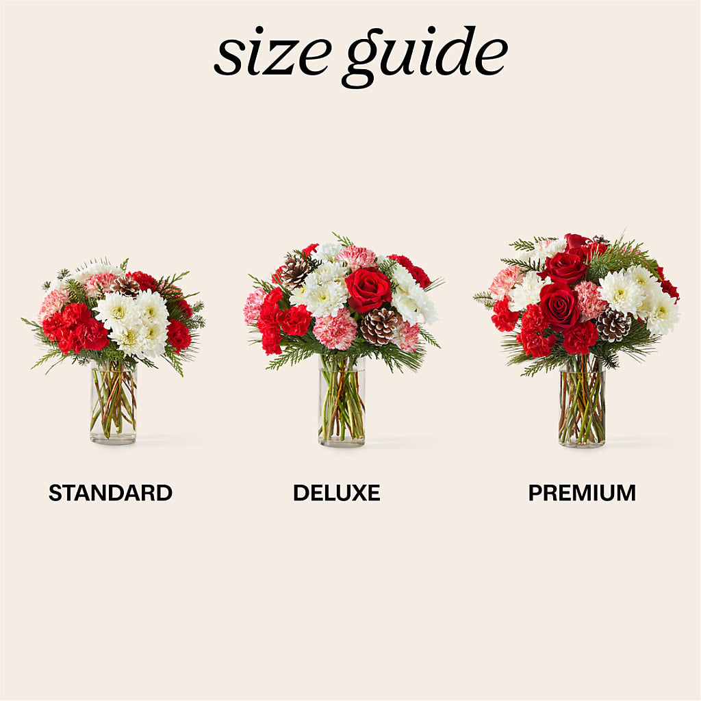 Candy Cane Lane Bouquet – EVERYTHING'S GREEN FLORIST, Redwood City CA