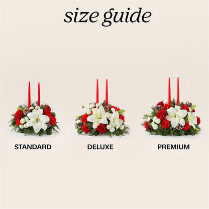 Seasonal Festivities Centerpiece – EVERYTHING'S GREEN FLORIST, Redwood City CA
