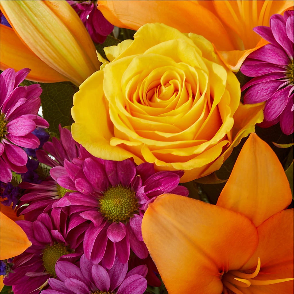 Colorful Visions Bouquet – EVERYTHING'S GREEN FLORIST, Redwood City CA