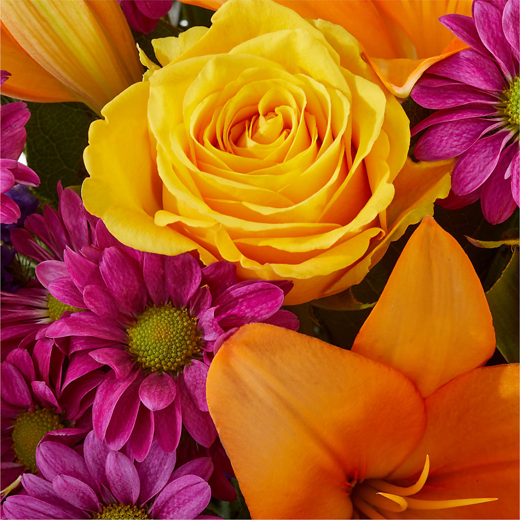Colorful Visions Bouquet – EVERYTHING'S GREEN FLORIST, Redwood City CA