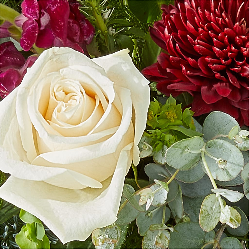 Cranberry Fizz Bouquet – EVERYTHING'S GREEN FLORIST, Redwood City CA