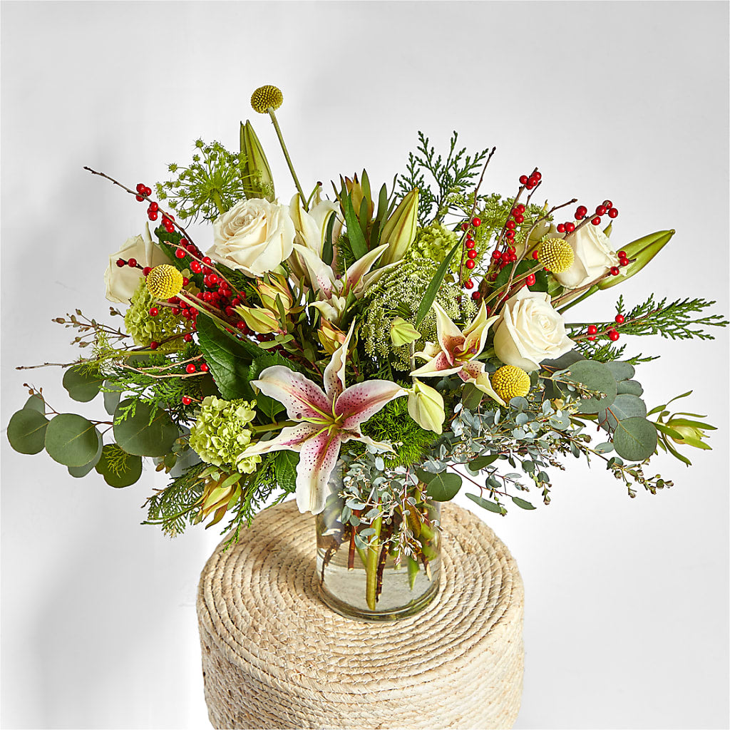 Berry & Bright Bouquet – EVERYTHING'S GREEN FLORIST, Redwood City CA