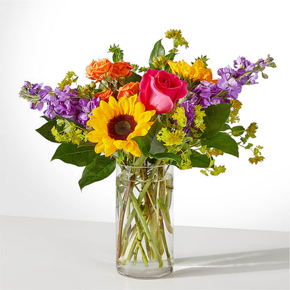 Vibrant Greetings Bouquet – EVERYTHING'S GREEN FLORIST, Redwood City CA