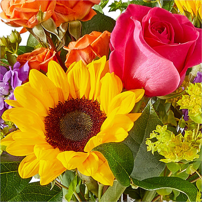 Vibrant Greetings Bouquet – EVERYTHING'S GREEN FLORIST, Redwood City CA