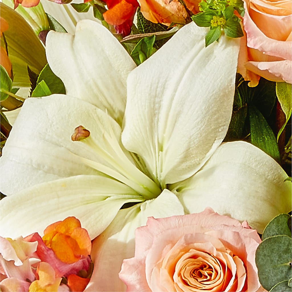 Grapefruit Splash Bouquet – EVERYTHING'S GREEN FLORIST, Redwood City CA