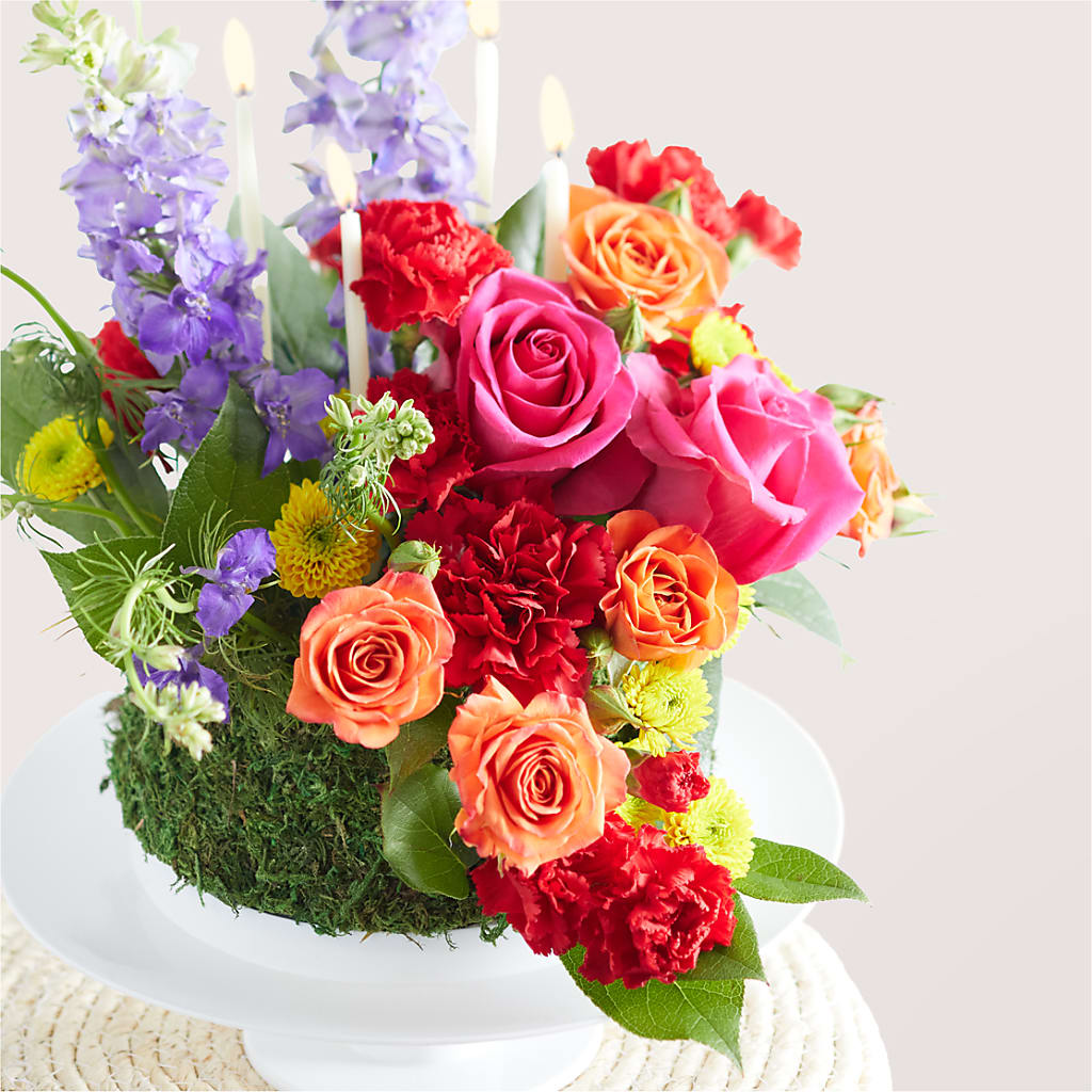 Best Year Yet Floral Cake – EVERYTHING'S GREEN FLORIST, Redwood City CA