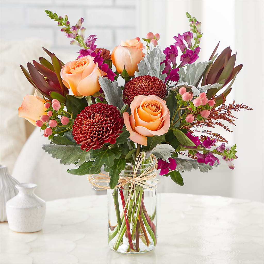 Moody Hues Bouquet – EVERYTHING'S GREEN FLORIST, Redwood City CA