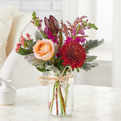 Moody Hues Bouquet – EVERYTHING'S GREEN FLORIST, Redwood City CA