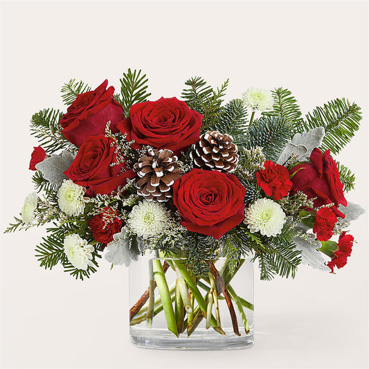 Yule Cheer Bouquet – EVERYTHING'S GREEN FLORIST, Redwood City CA