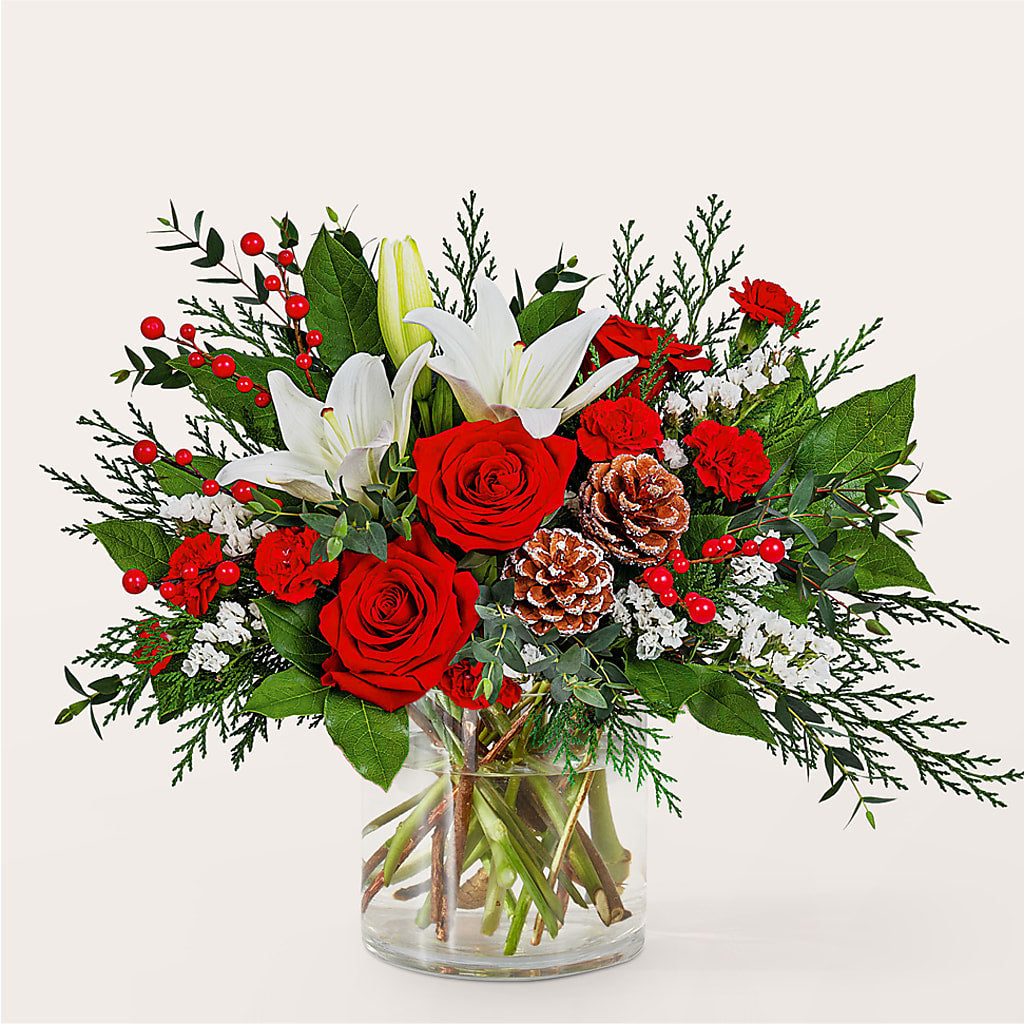 Best in Snow Bouquet – EVERYTHING'S GREEN FLORIST, Redwood City CA